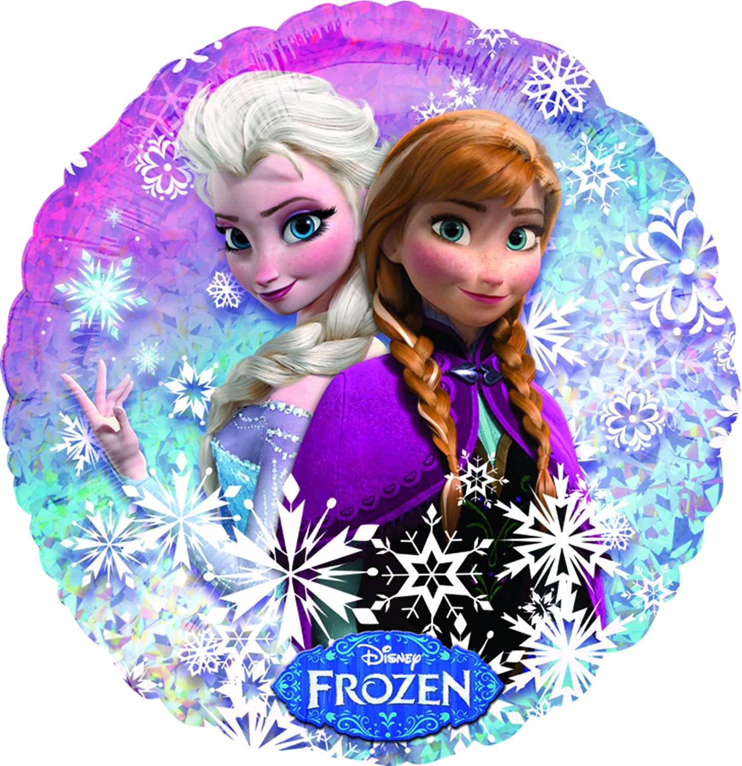 Mayflower Products Frozen suministros de fiesta de primer cumpleaños Olaf, Elsa y Anna globo ramo decoraciones azul #1
