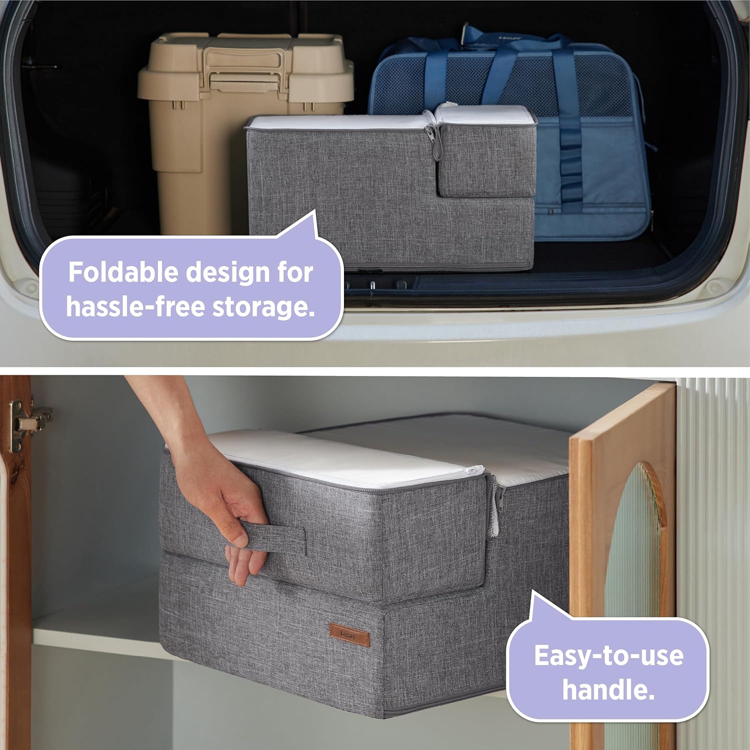 Lesure – Escaleras para perros pequeños, escaleras para mascotas para camas y sofá, escalones plegables para mascotas con espuma certificada