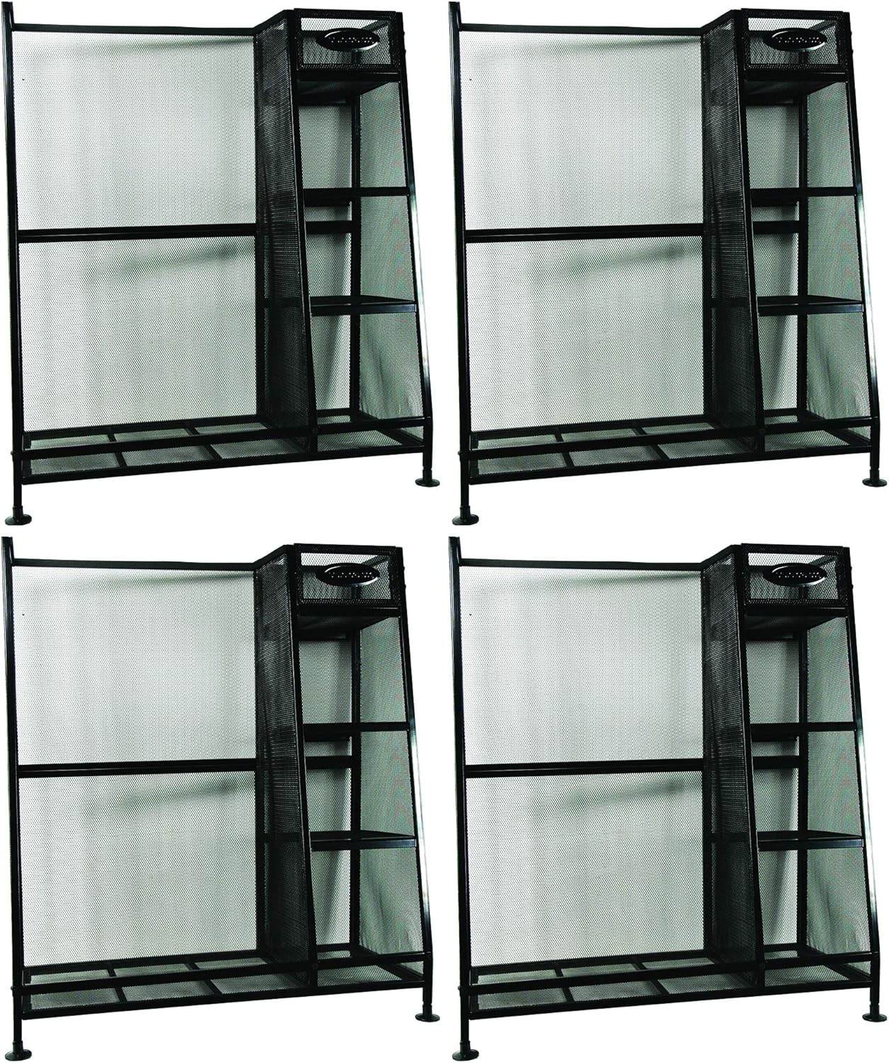 Suncast Estante de almacenamiento de metal resistente para equipos de golf (4 unidades)