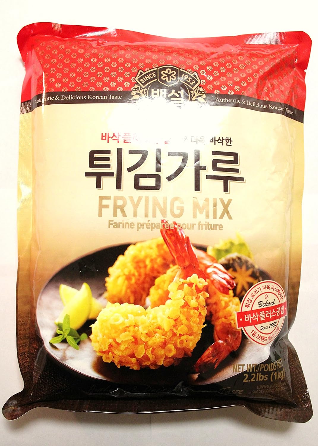CJ Beksul Mezcla de camarones coreanos Tempura, 2.2 libras (2.2lbs)