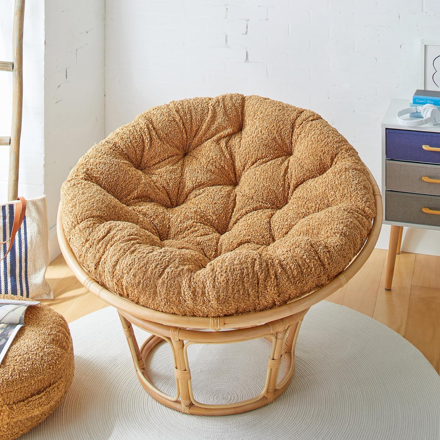 Cojín Papasan, 44 in x 44 in x 4 in, Zazzle Camel