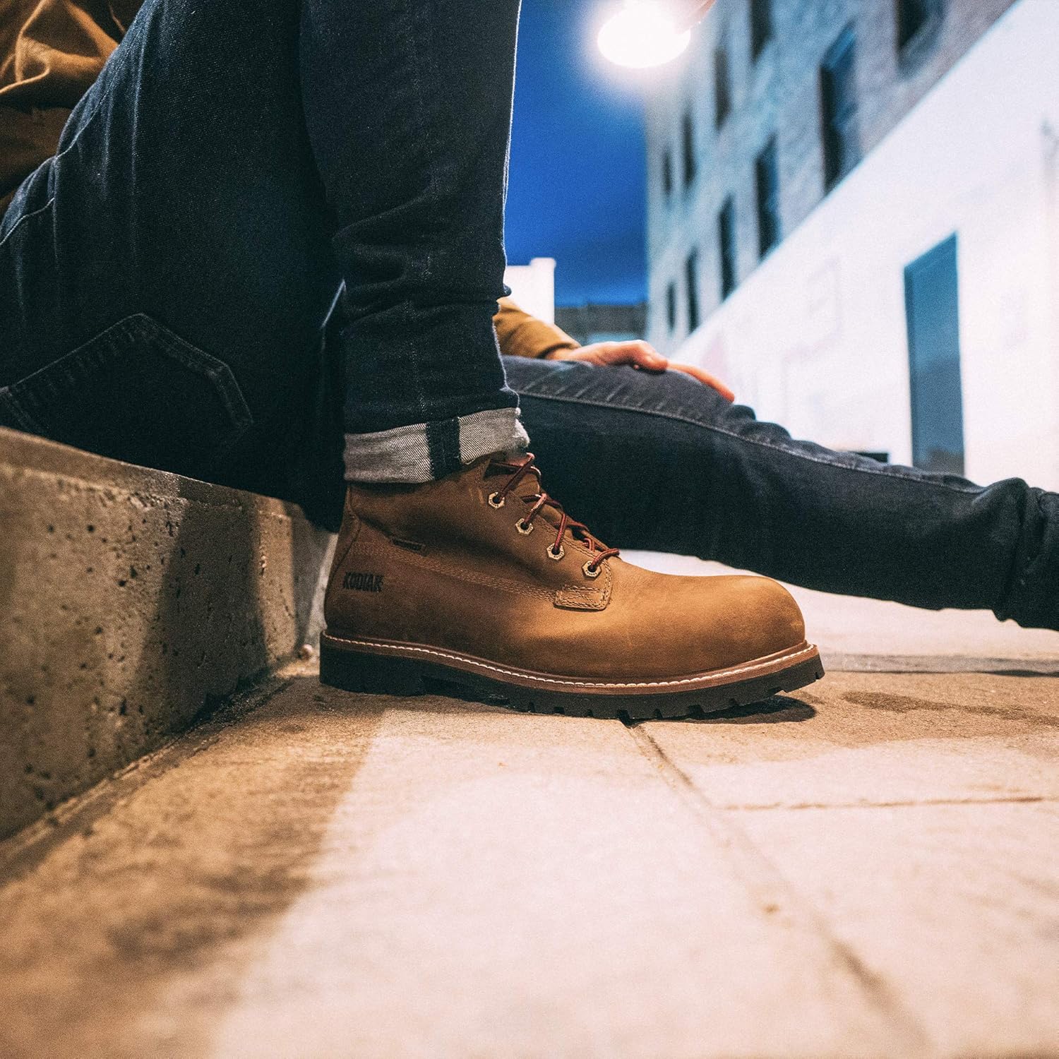 Kodiak Botas industriales impermeables McKinney de 8 pulgadas para hombre