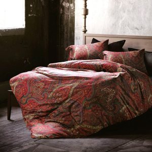 Eikei Juego de funda de edredón y fundas de edredón de lujo con estampado de cachemira bohemio, 3 piezas, medallón de damasco bohemio, 350 hilos, Eikei Juego de funda de edredón y fundas de edredón de lujo con estampado de cachemira bohemio, 3 piezas, medallón de damasco bohemio, 350 hilos,