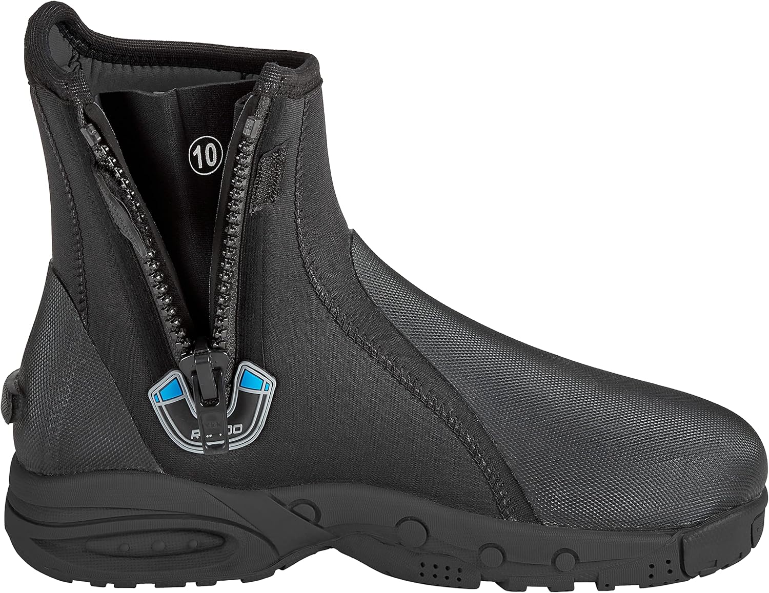 Phantom Aquatics Rapido Boutique Collection Propel – Botas de goma de neopreno con cremallera y suela dura de 0.236 in – Botines de buceo y pesca