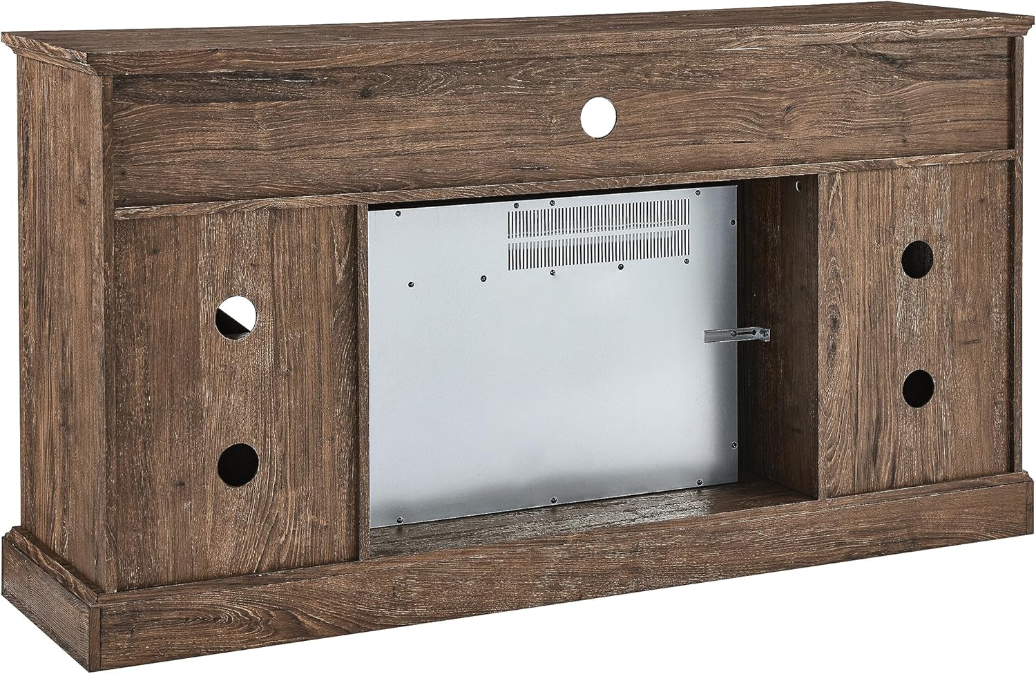 KUIKUI Soporte de TV con chimenea eléctrica para televisores de hasta 70 pulgadas, silla de 60 pulgadas, estufas de chimenea eléctrica, consola de