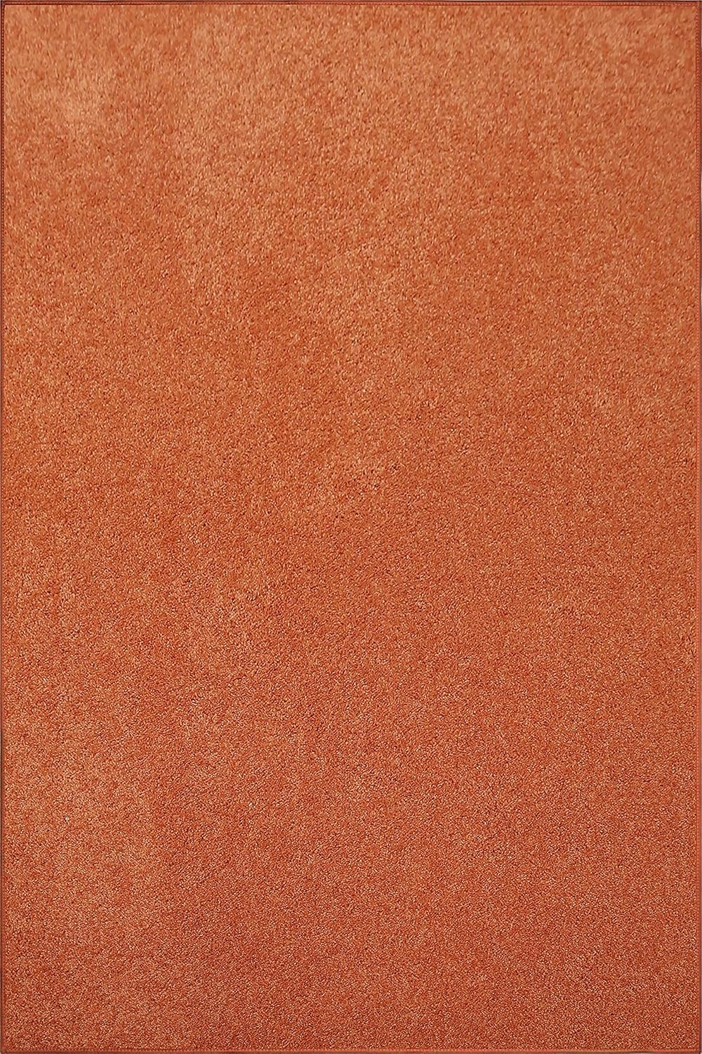 Bright House Alfombra de color sólido Naranja – 2′ x 3′ A-DC4