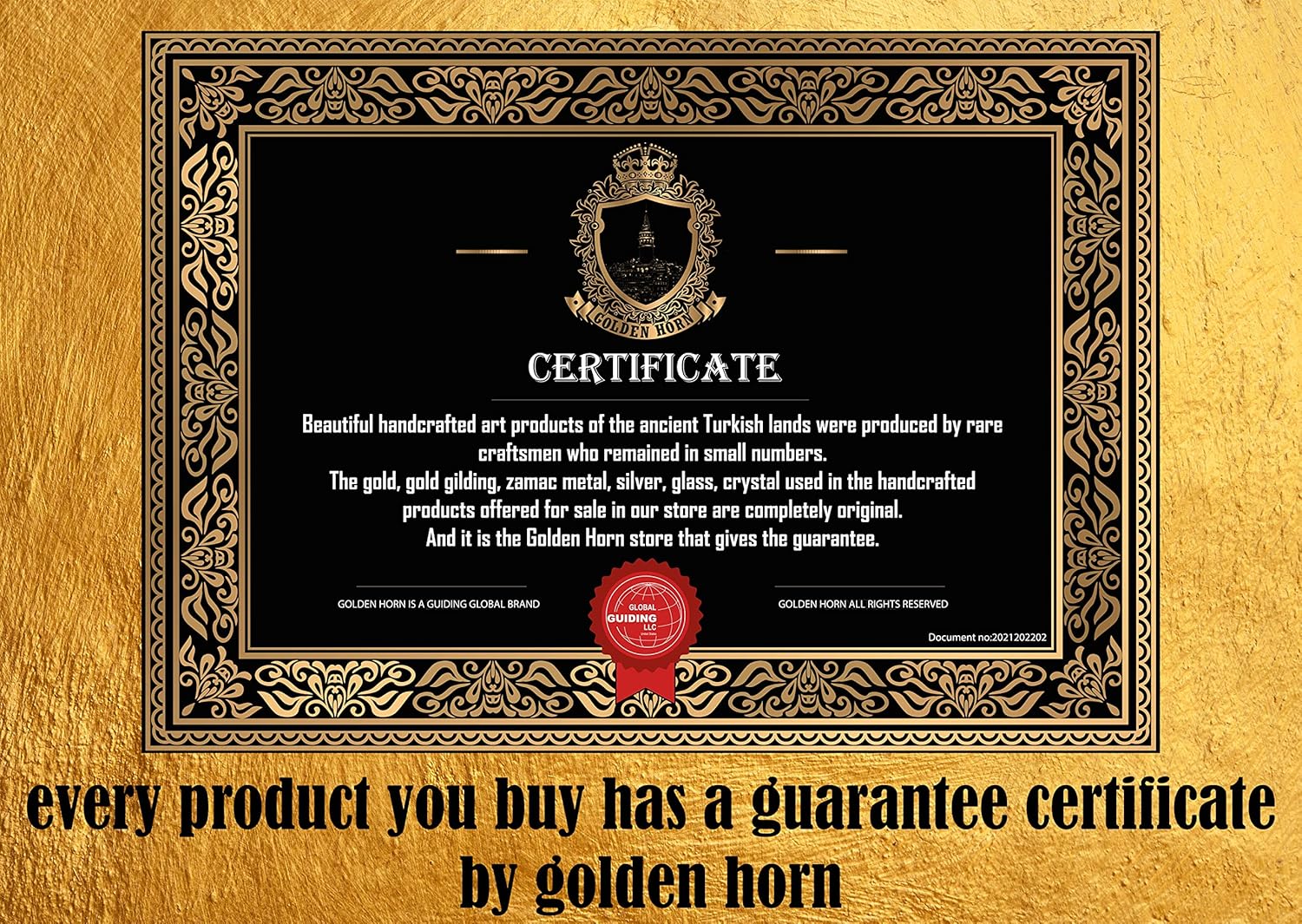 GOLDEN HORN Cezve Ibrik – Cafetera turca de cobre martillada grabada de 10 onzas con mango de madera, cafetera árabe pintada, cafetera griega Briki,