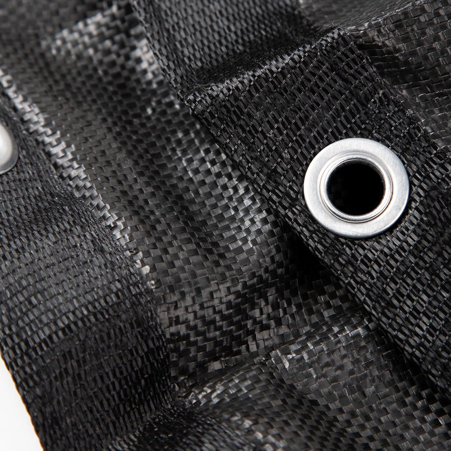Defender Cubierta para alberca enterrada, de malla resistente, rectangular, para invierno., Negro