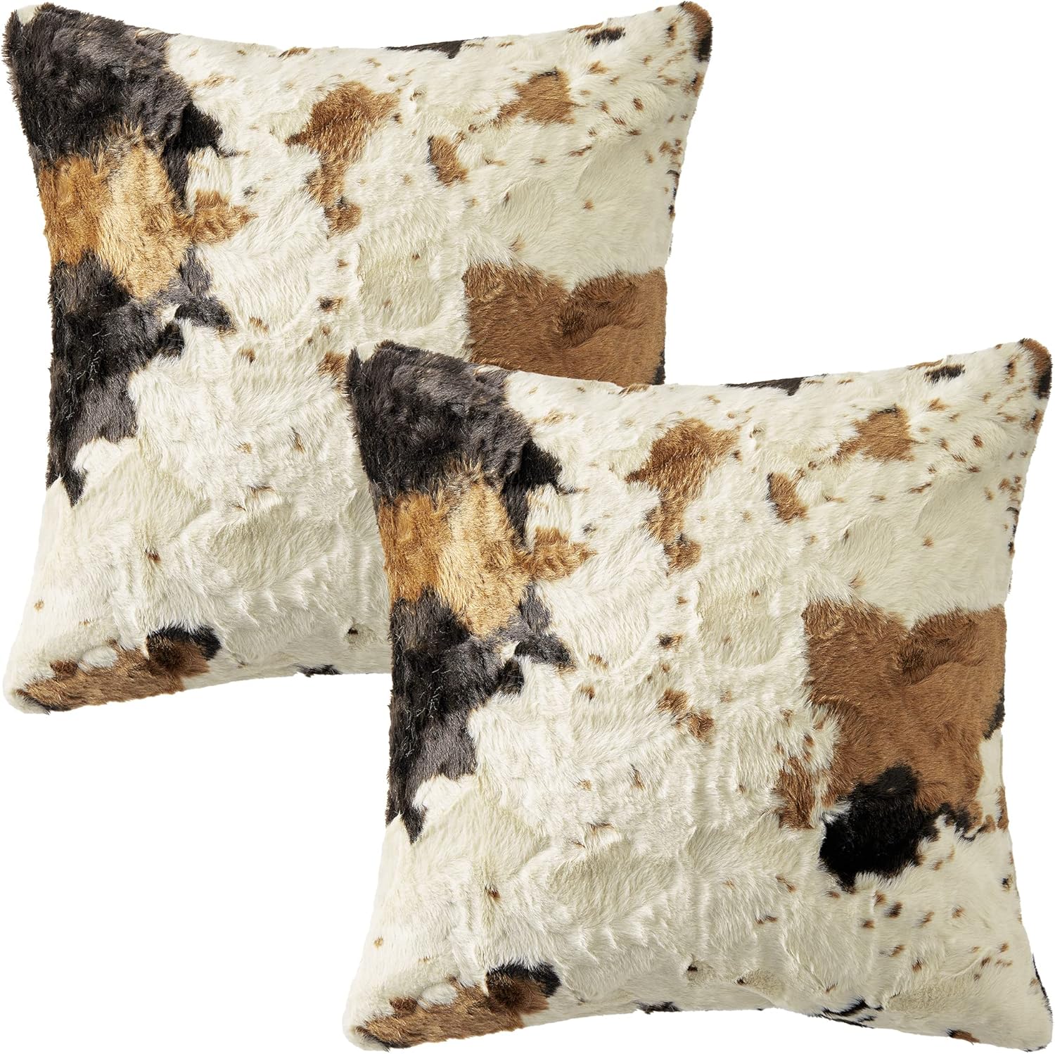 COSYCO Fundas de almohada Sherpa, fundas de cojín acogedoras y esponjosas, fundas de almohada decorativas para sofá, cama, almohadas decorativas, 18