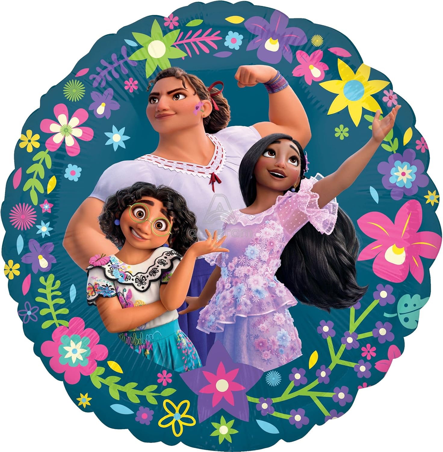 Suministros para fiesta de 3er cumpleaños de Encanto para decoración de ramo de globos
