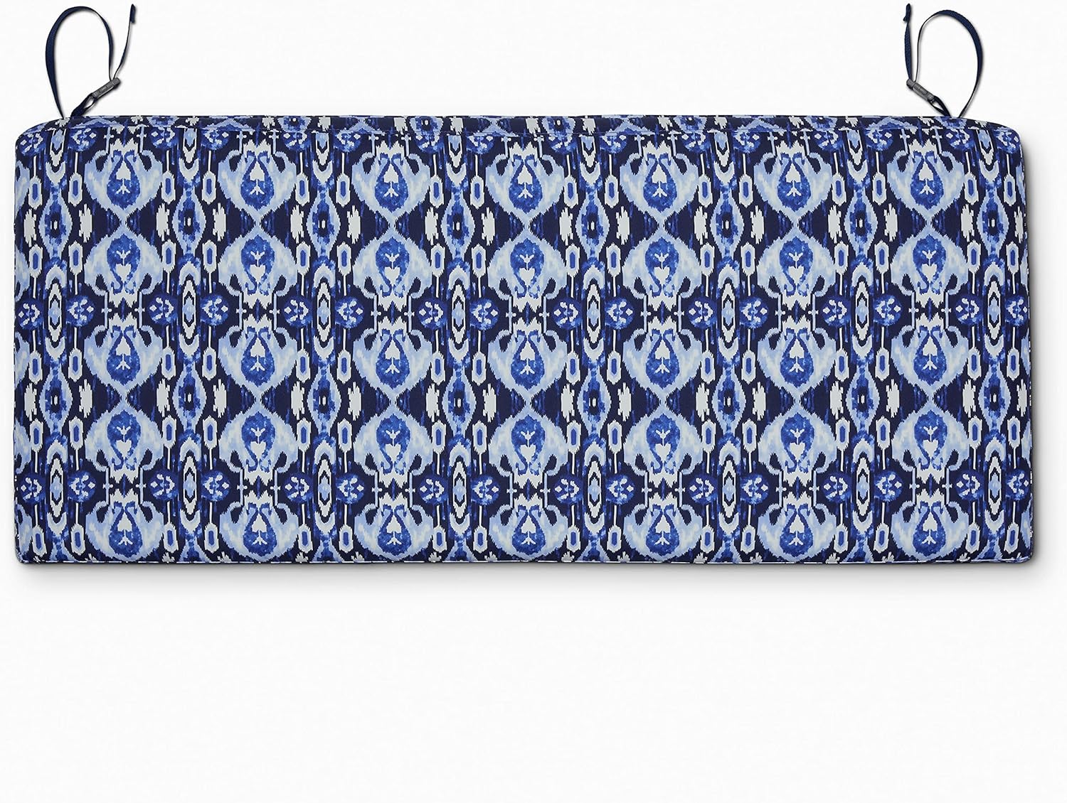 Classic Accessories Vera Bradley by Classic Accessories – Cojín para banco de patio, resistente al agua, 54 x 18 x 3 pulgadas, Ikat Island, cojines