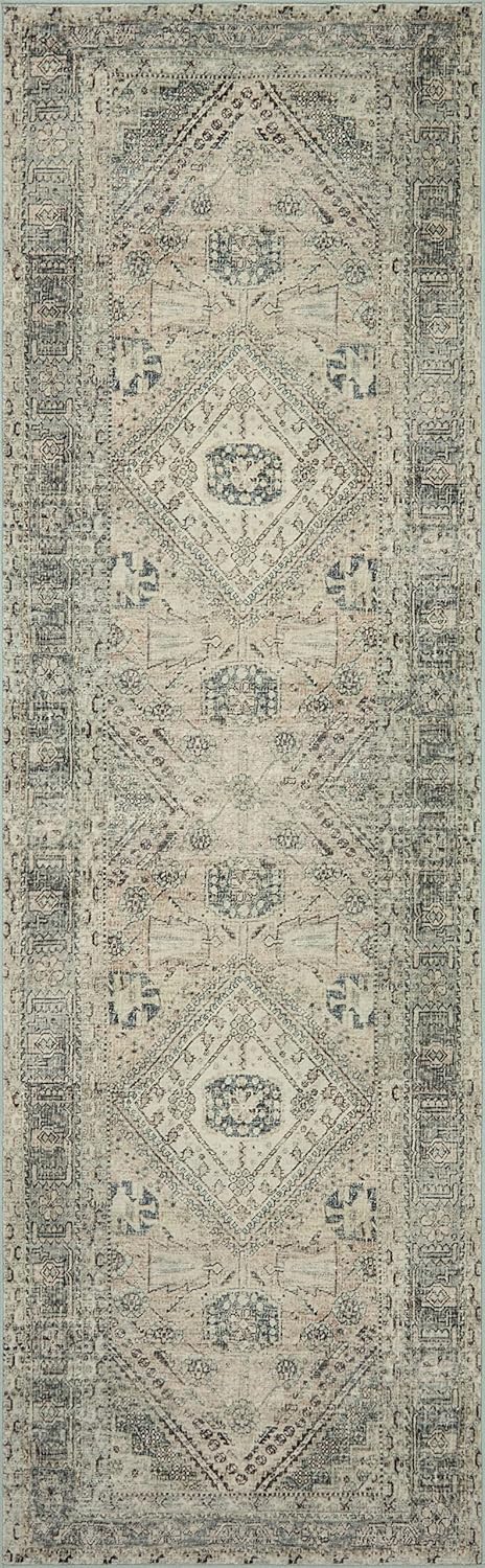 Loloi x Magnolia Home by Joanna Gaines Sinclair SIN-04 Collection – Alfombra rectangular de 7 pies 6 pulgadas x 9 pies 6 pulgadas, color
