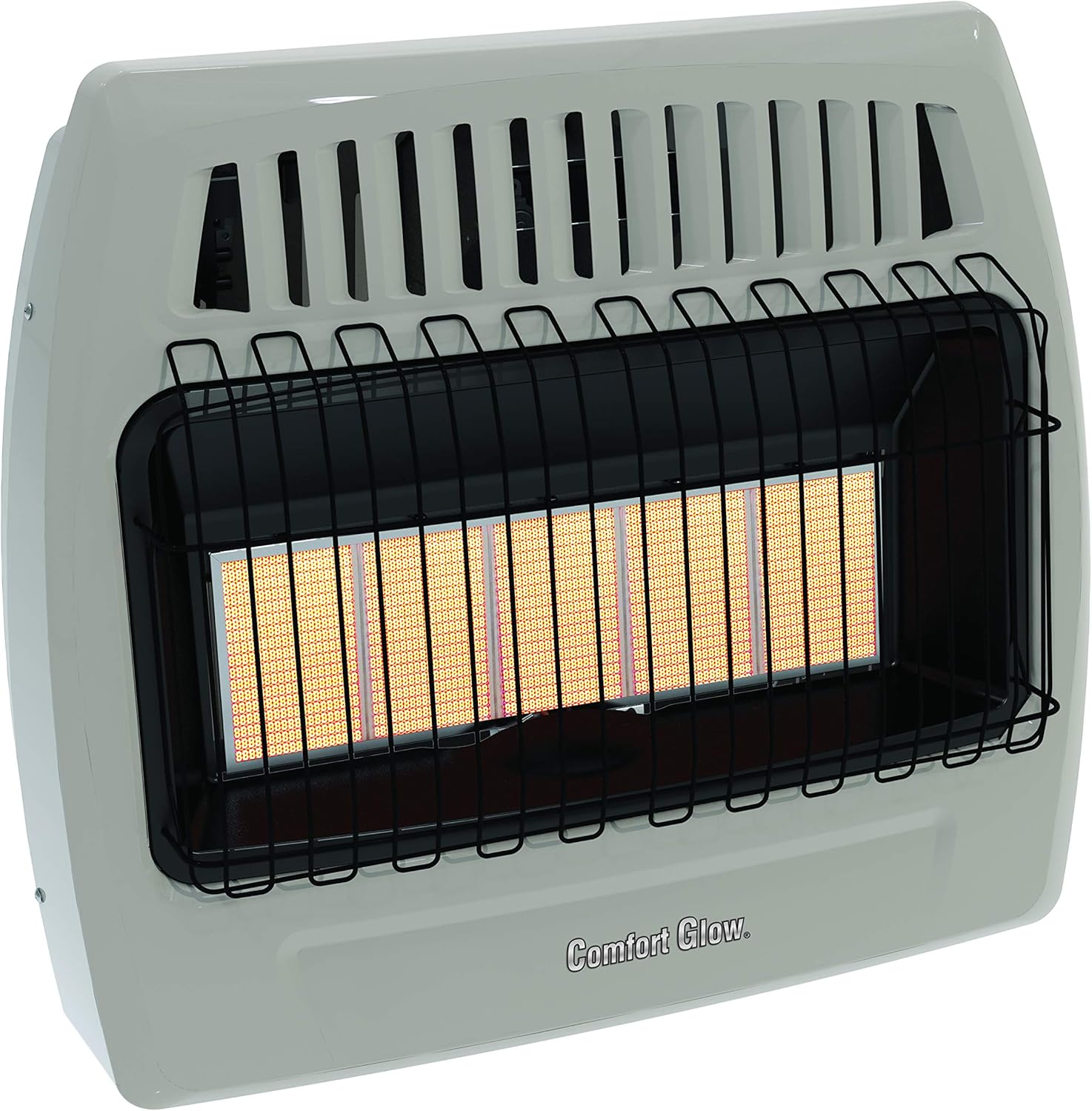 WORLD MKTG OF AMERICAIMPORT Comfort Glow – Calentador de pared a gas, 24.41 x 28.15 x 10.25 pulgadas, gris