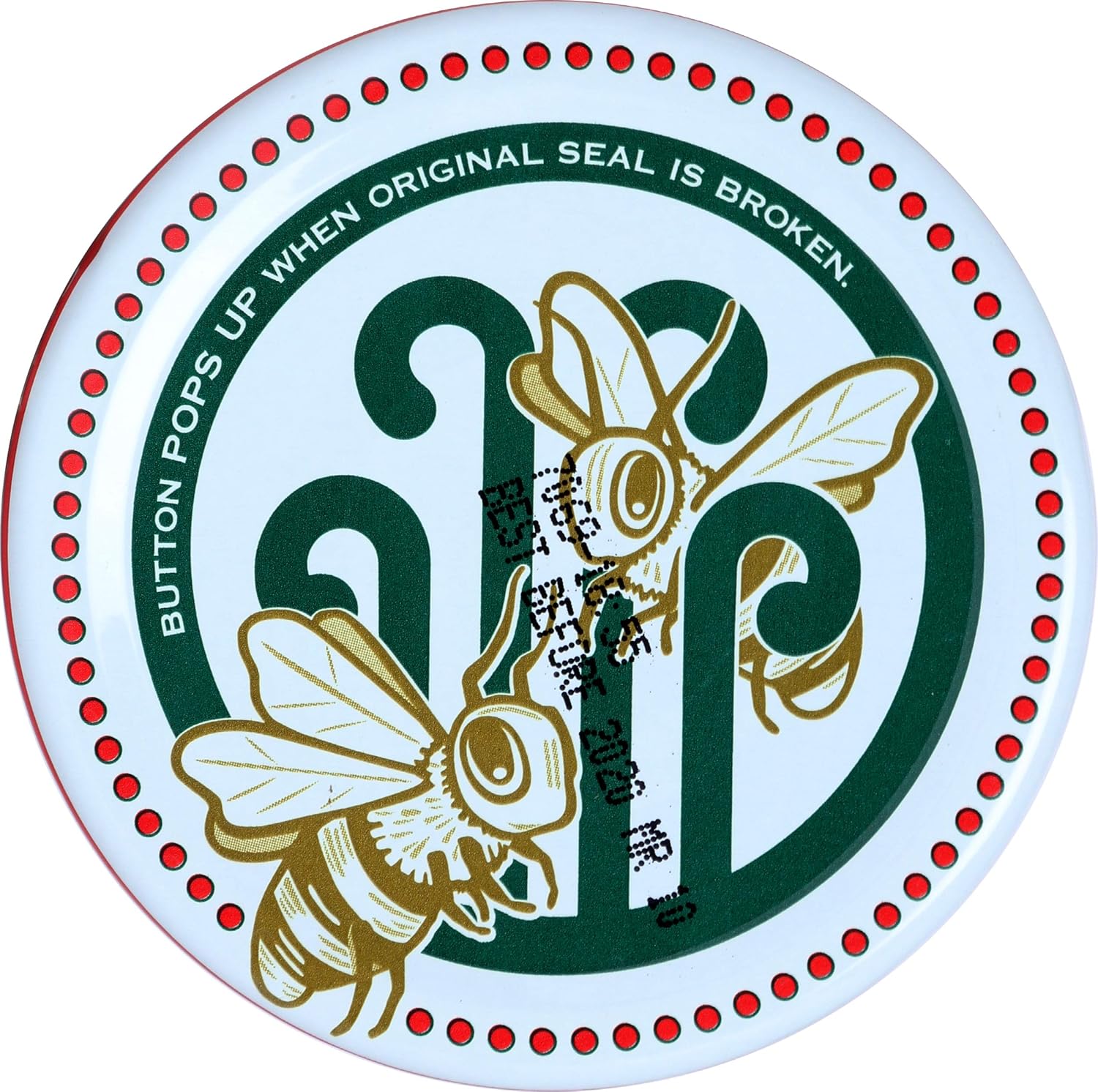 Bote de cristal orgánico de manteca de cereza Eden de 8.0 fl oz