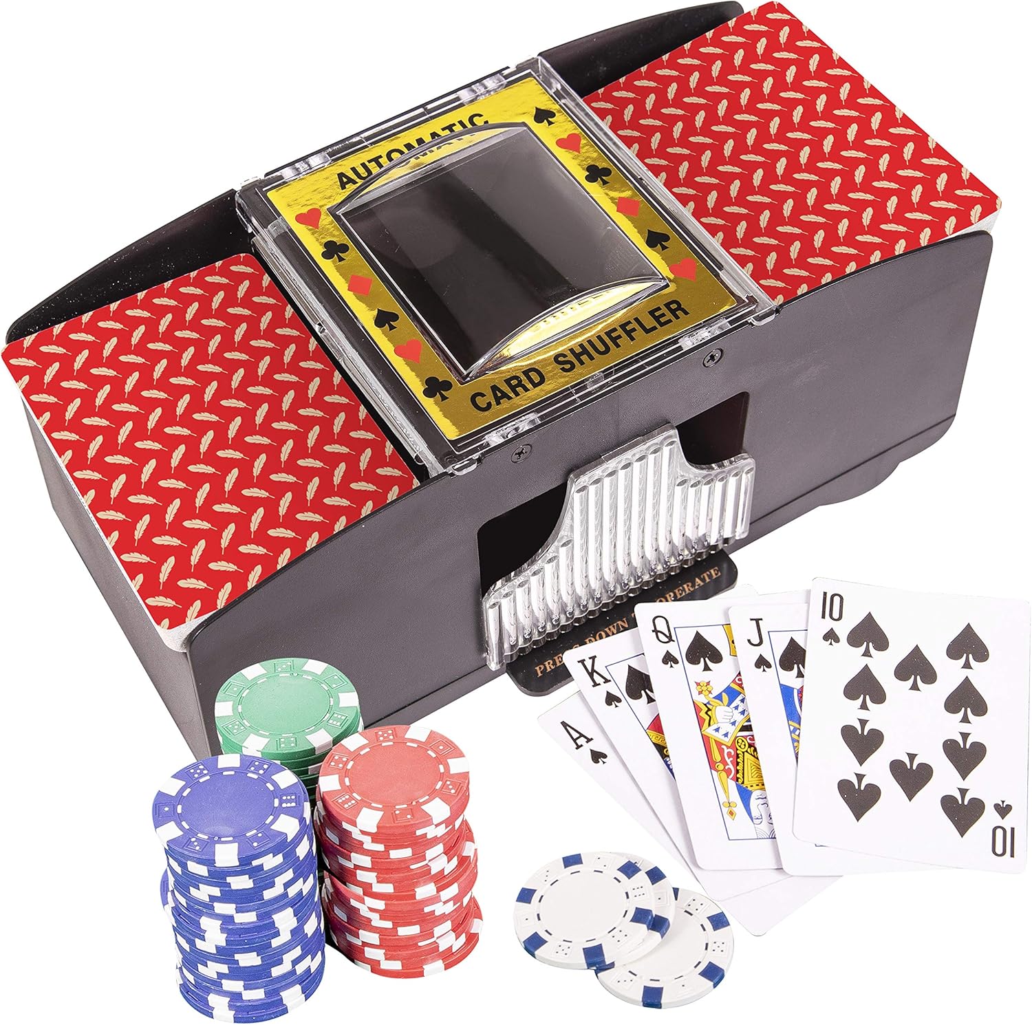 Barajador automático de cartas I Tarjetas de póquer Barajadores de cartas de casino profesional I Barajador de tarjetas eléctricas Equipo de casino