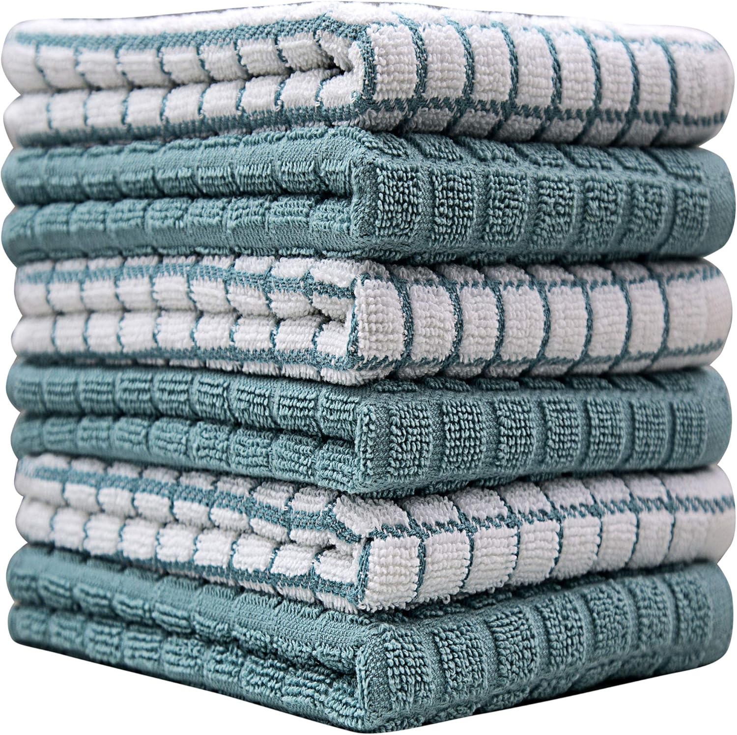 Toallas de cocina de 16 x 28 pulgadas  Toallas de cocina  Toallas de mano de cocina  Toalla de té altamente absorbente, suave con lazo para colgar,