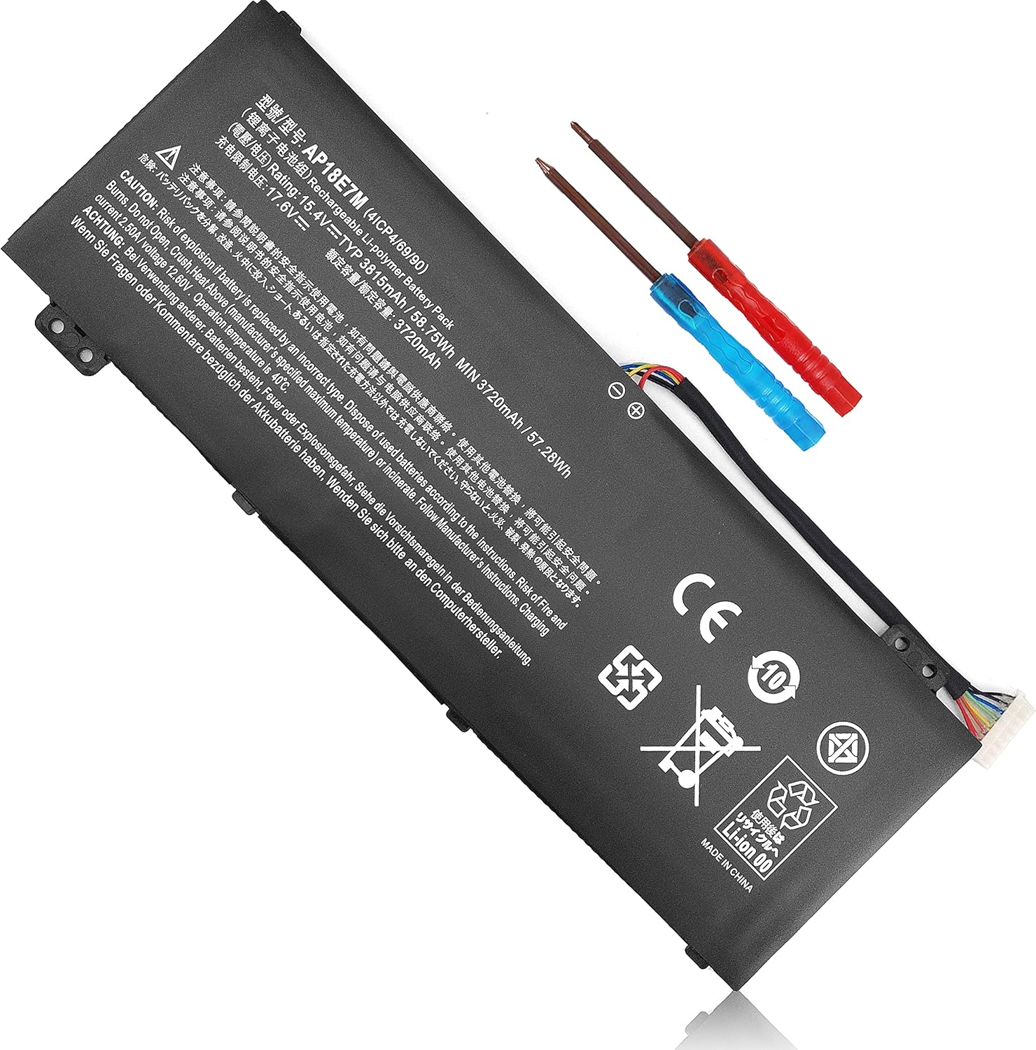 AP18E7M AP18E8M – Batería para Acer Nitro 5 AN515-54 AN517-51 AN515-55 AN515-44 AN515-43, Nitro 7 AN715-51, Predator Helios 300 PH315-52 PH317-52