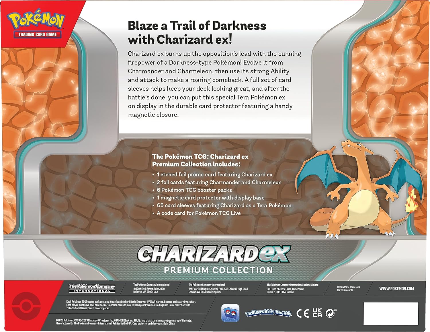 Pokémon TCG Colección Charizard ex Premium