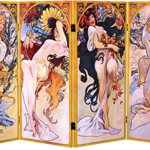 Red Lantern Pantalla plegable de lona de doble cara corta de 3 pies, 4 paneles, separador independiente para dormitorio, oficina en casa, estudio, Red Lantern Pantalla plegable de lona de doble cara corta de 3 pies, 4 paneles, separador independiente para dormitorio, oficina en casa, estudio,