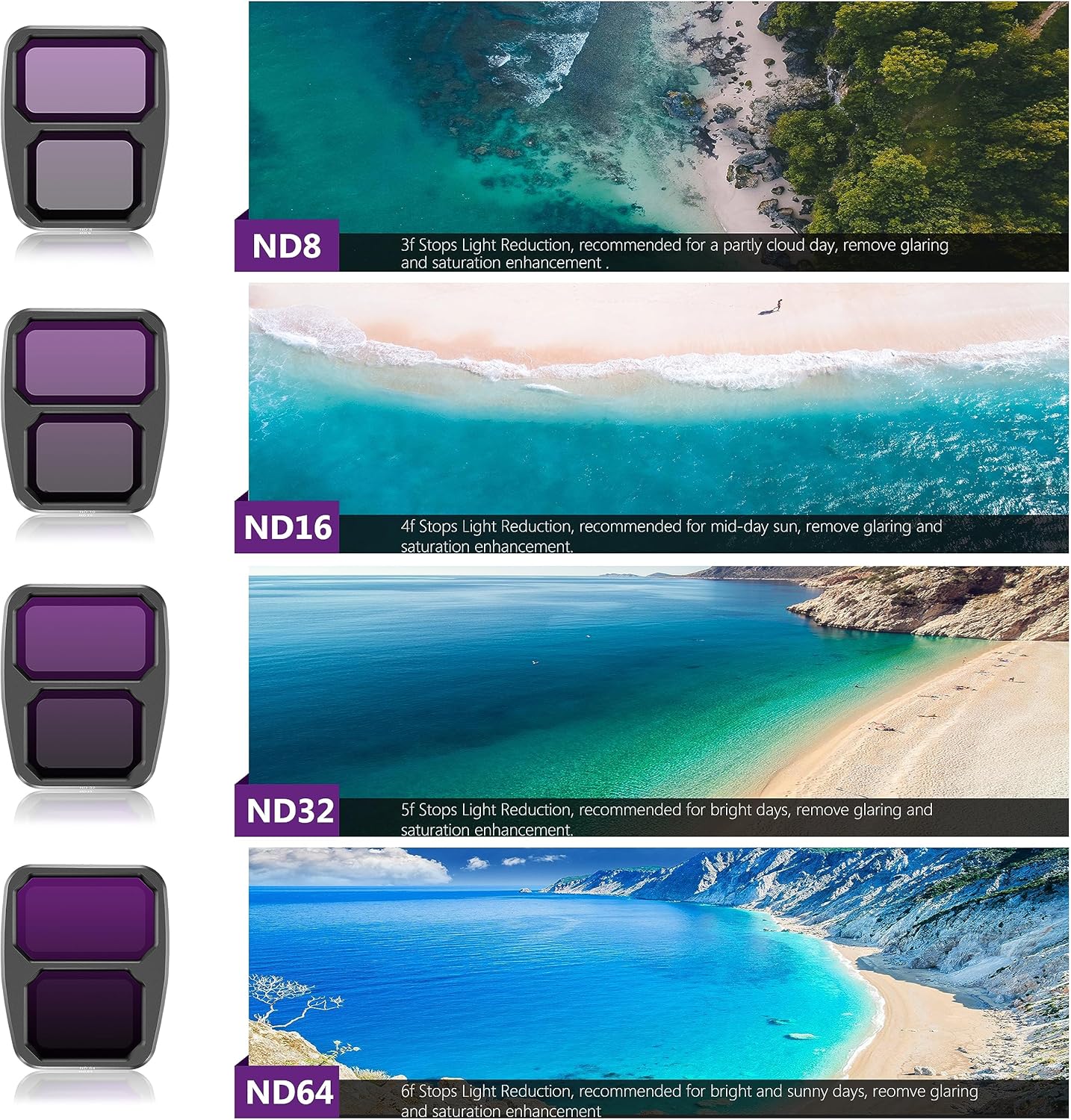 Accesorios de filtro (juego de filtros de 6 piezas)