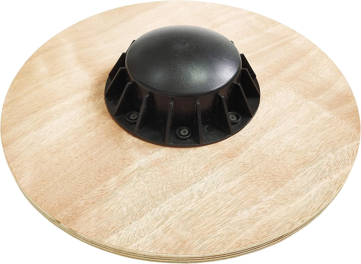 Signature Fitness Tabla de equilibrio de madera antideslizante de 15.55 pulgadas de diámetro con rotación de 360 grados para entrenamiento de