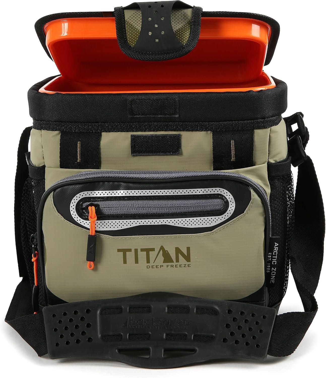 Arctic Zone Titan Deep Freeze Cooler – Enfriador de cuerpo duro sin cremallera con aislamiento de congelación profunda, forro HardBody y SmartShelf