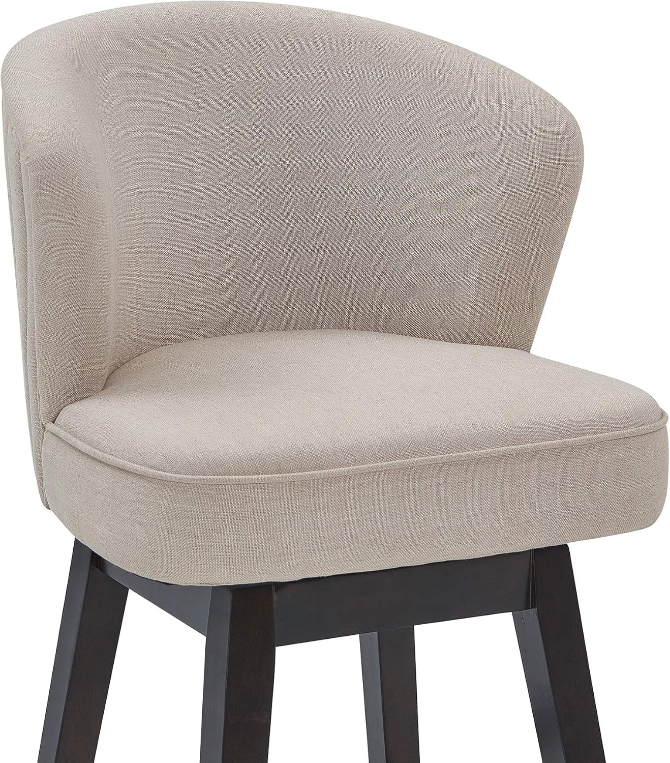 Armen Living Brandy – Taburete giratorio de madera