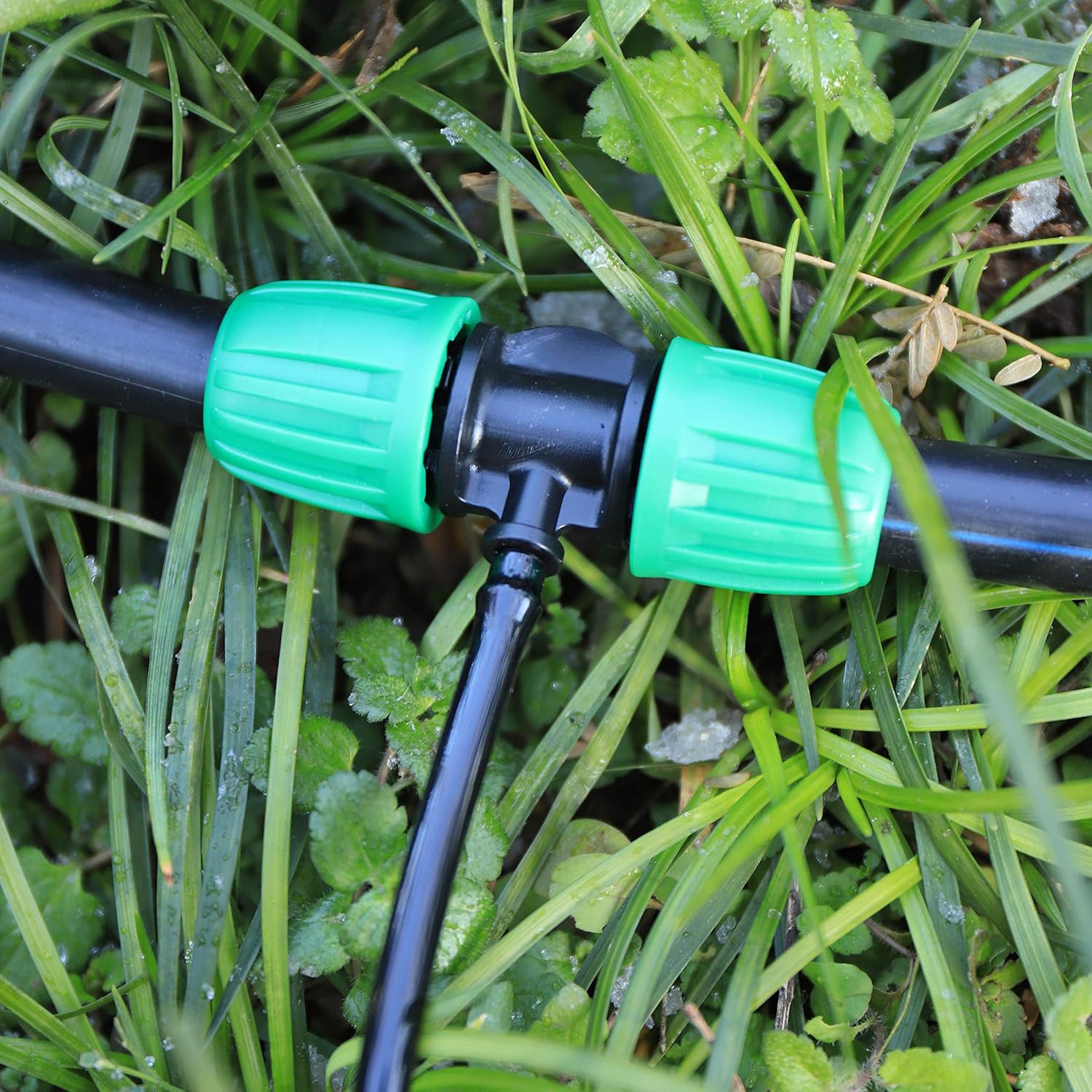 10 piezas de tubo de púas de 12 pulgada (12 pulgada de diámetro interior x 0.6-0.63 pulgadas de diámetro) de 0.630 in a 14 pulgadas, tubo de riego