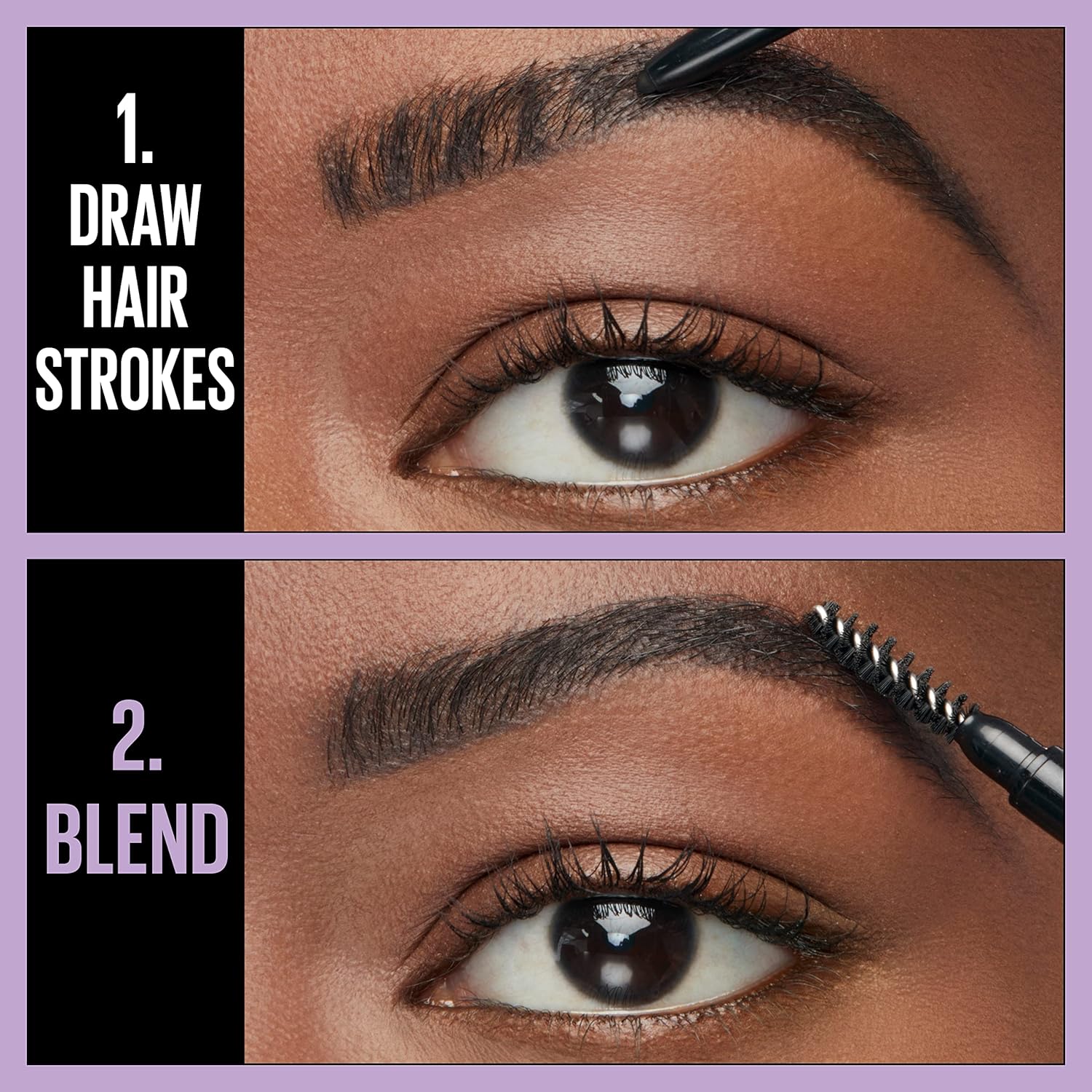 Maybelline Cejas Ultra Delgado Definición Lápiz Mecánico De Maquillaje De Cejas Con Punta De 1,55 mm y Carrete De Mezcla Para Cejas Precisamente