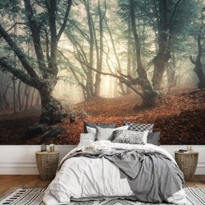 signwin Mural de pared de paisaje del bosque autoadhesivo y desprendible para decoración de pared de la recámara, sala. signwin Mural de pared de paisaje del bosque autoadhesivo y desprendible para decoración de pared de la recámara, sala.