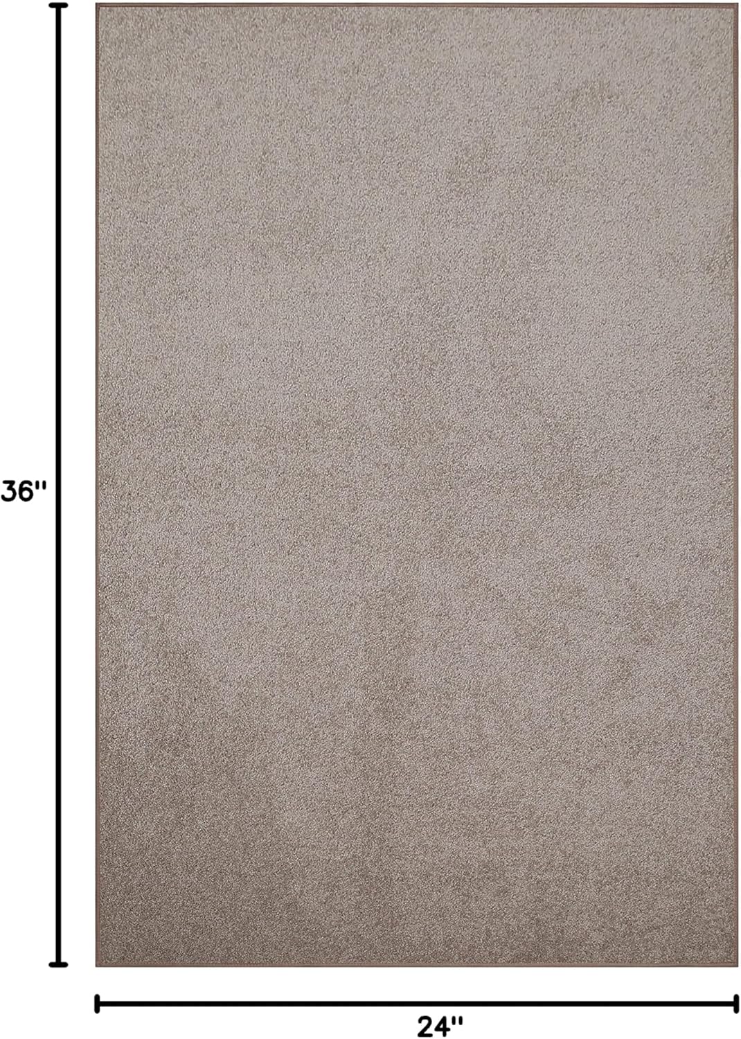 Alfombras de color liso beige  2 x 3 pies, rectangular, interior, resistente a las manchas y a la decoloración, perfecta para sala de estar,