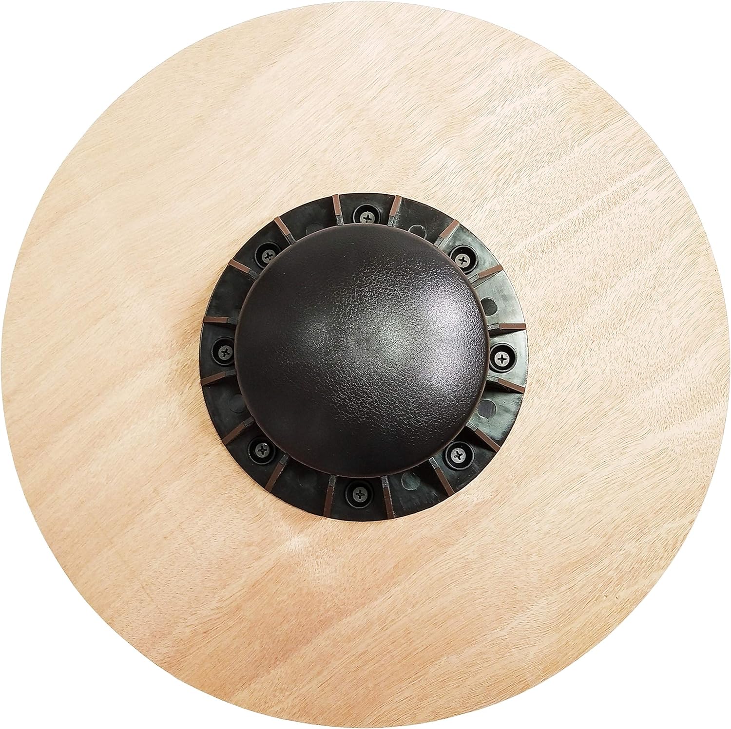 Signature Fitness Tabla de equilibrio de madera antideslizante de 15.55 pulgadas de diámetro con rotación de 360 grados para entrenamiento de