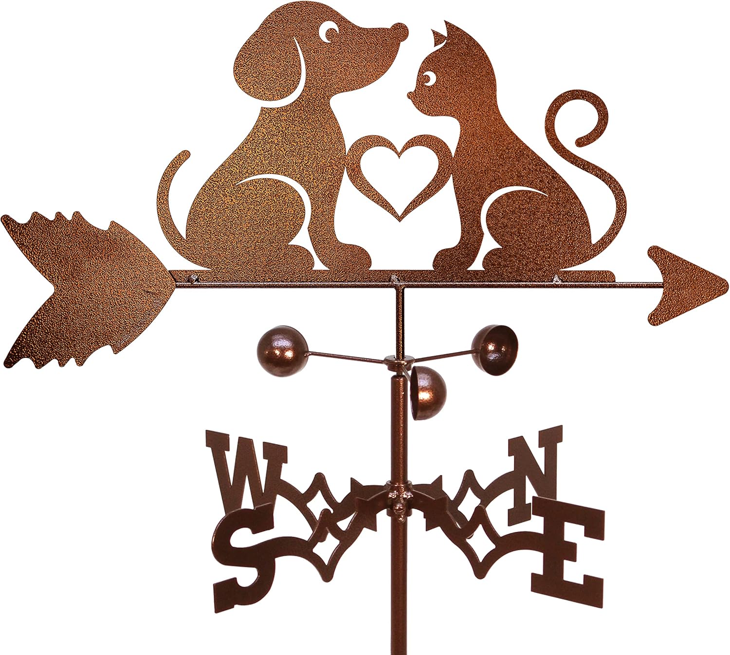 SWEN Products Veleta Love CAT and Dogs (Estaca de jardín incluida)