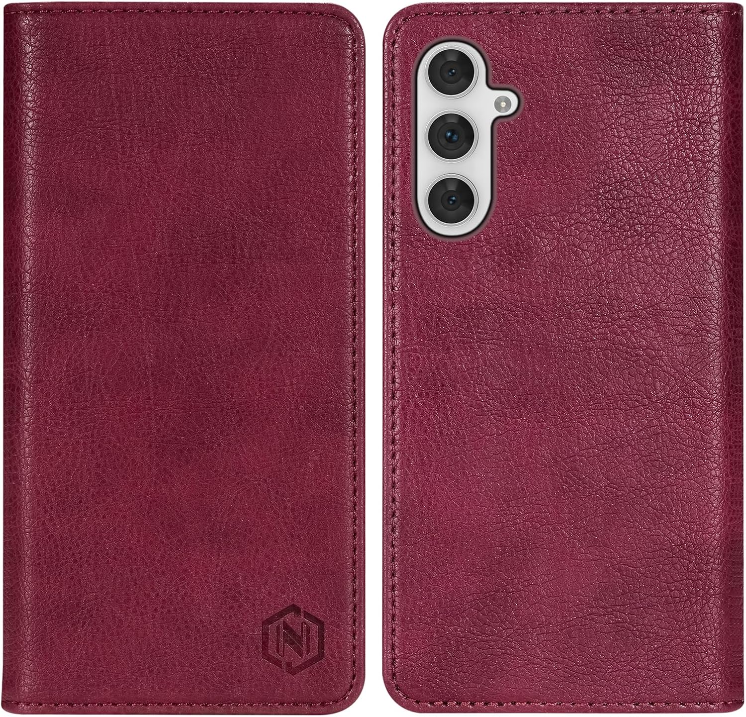 Funda tipo cartera para Samsung Galaxy A54 con bloqueo RFID, soporte de ranura para tarjetas, funda protectora de cuero para Samsung Galaxy A54 (6.4