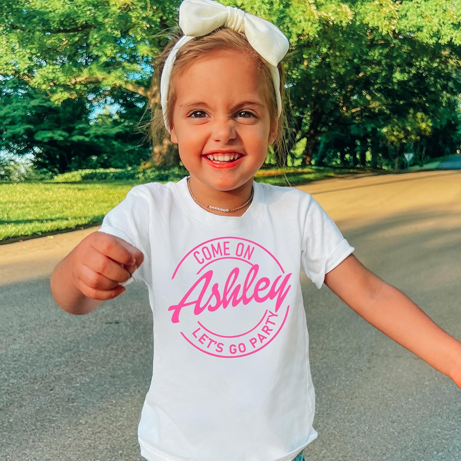 Custom Doll Baby Girl Birthday Shirt Come on Lets Go Party Shirt Party Girls Shirt Besties Personalized Birthday Party Shirt Birthday Gift