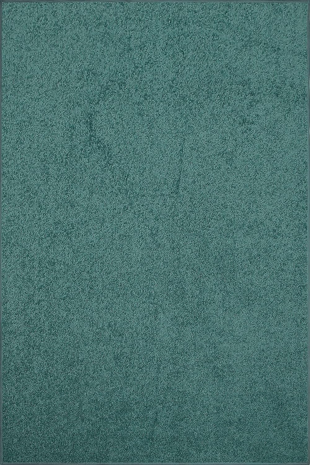 Alfombra de color sólido para mascotas, respetuosa con el medio ambiente., Polipropileno, Verde azulado
