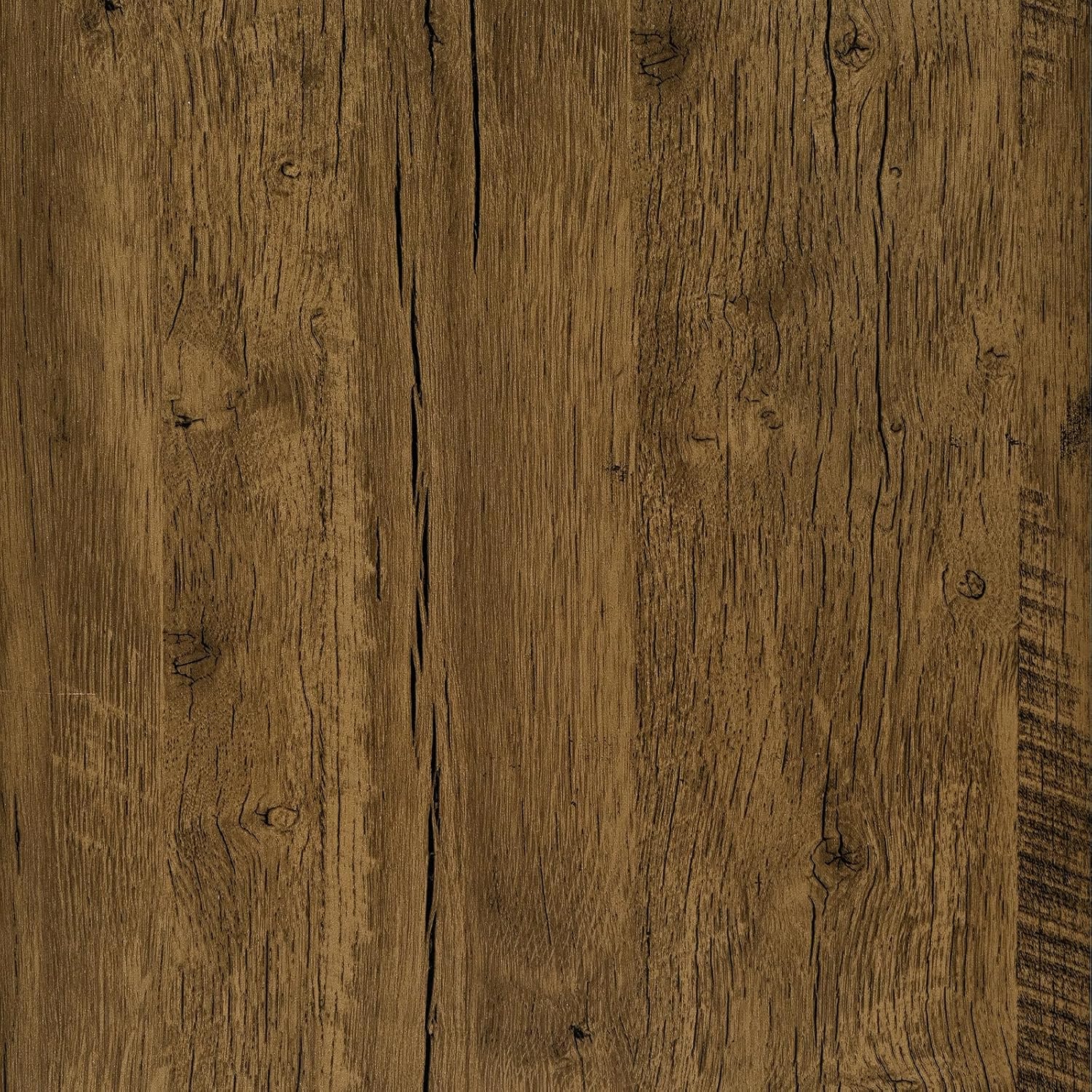 WENMER Papel de contacto de madera de 23.6 x 197 pulgadas, papel tapiz de madera marrón, autoadhesivo, extraíble, envoltura de vinilo de madera,