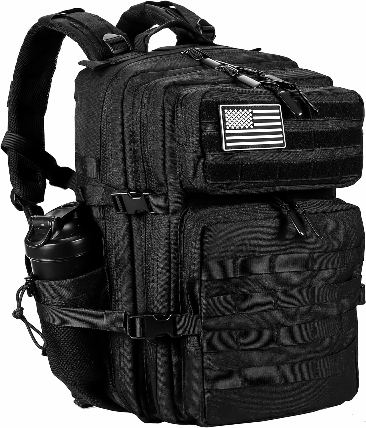 LHI Mochila táctica militar para hombres y mujeres, 45L, 3 días, paquete de asalto, mochila grande con sistema Molle