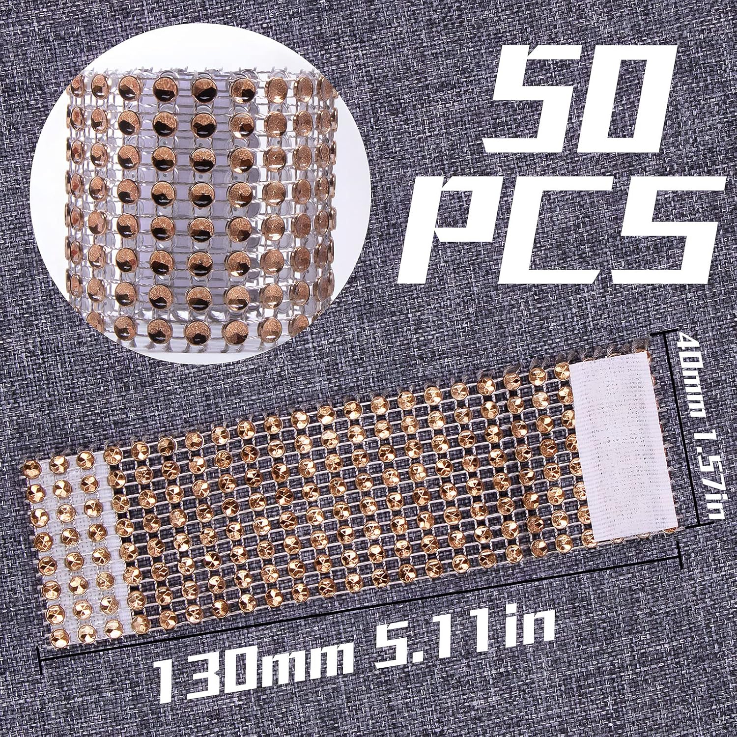50 servilleteros de café, servilleteros de diamantes de imitación para grandes eventos, decoraciones de mesa, bodas, fiestas, bricolaje