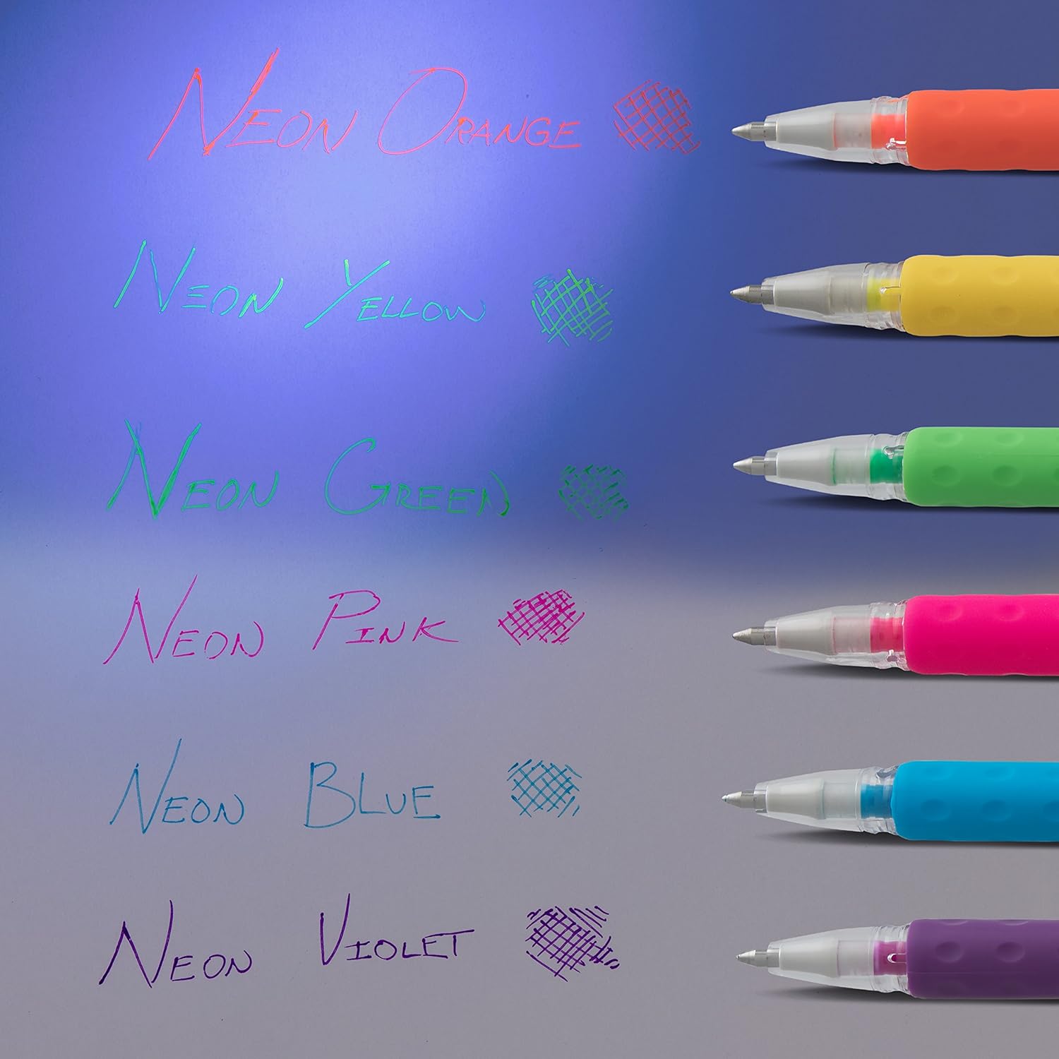 Pentel Krazy Pop - Bolígrafo iridiscente, (0.039pulgadas) línea negrita, tinta surtida (XCBDCPDG), (K91BP4M3), 4 unidades - Imagen 9