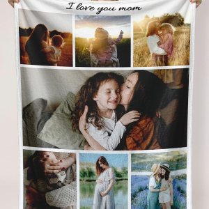 Buaodam Manta personalizada con foto y texto, manta personalizada de collage de imágenes y texto, manta de fotos suave regalo para Navidad, papá, Buaodam Manta personalizada con foto y texto, manta personalizada de collage de imágenes y texto, manta de fotos suave regalo para Navidad, papá,