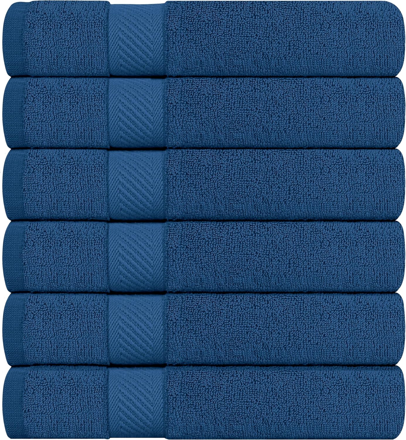 Utopia Towels Juego de 6 toallas de baño pequeñas, 100% algodón hilado en anillo (22 x 44 pulgadas), toallas de secado rápido ligeras y altamente