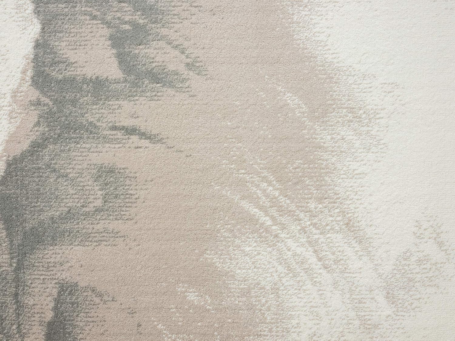 Abani Alfombra azul y beige con diseño abstracto líquido, estilo contemporáneo, colección ARTO  Construcción superior de fabricación turca