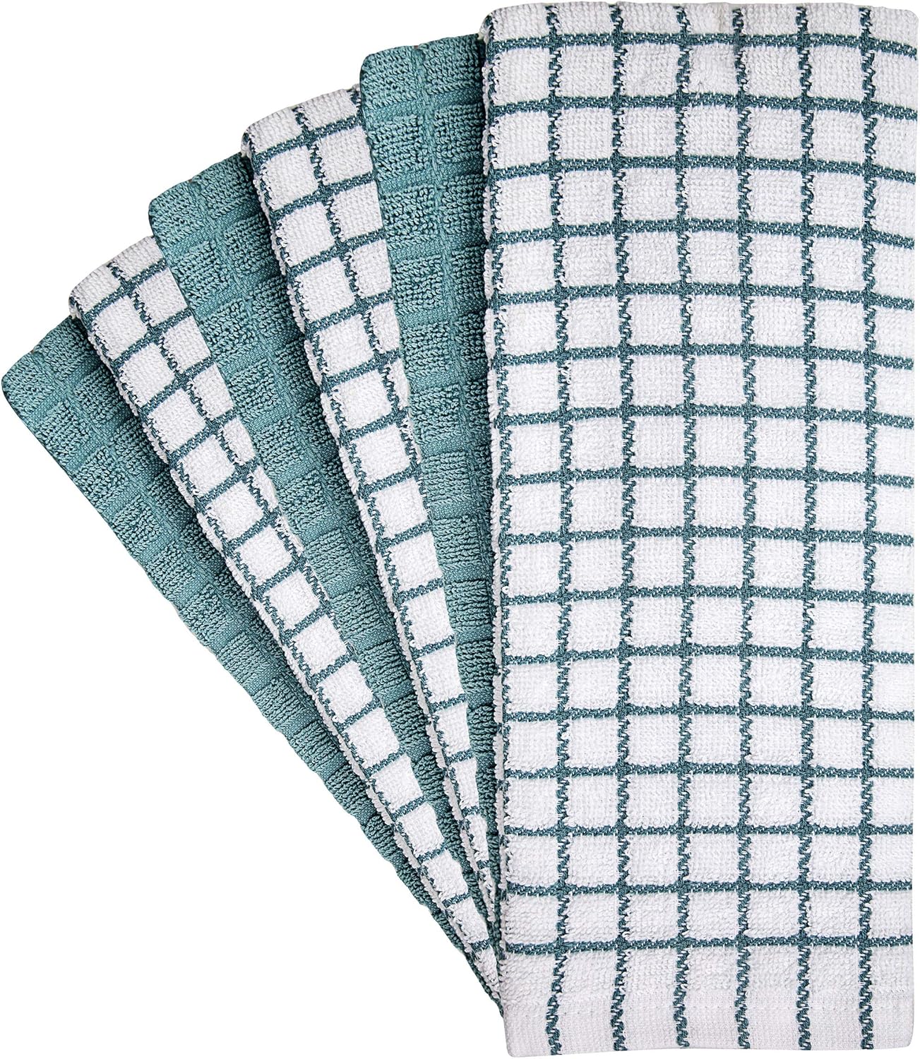 Toallas de cocina de 16 x 28 pulgadas  Toallas de cocina  Toallas de mano de cocina  Toalla de té altamente absorbente, suave con lazo para colgar,