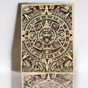 Urbalabs – Calendario azteca de madera para decoración de pared, 16 pulgadas, con zoom para colgar en la pared, calendario azteca mexicano, Urbalabs – Calendario azteca de madera para decoración de pared, 16 pulgadas, con zoom para colgar en la pared, calendario azteca mexicano,