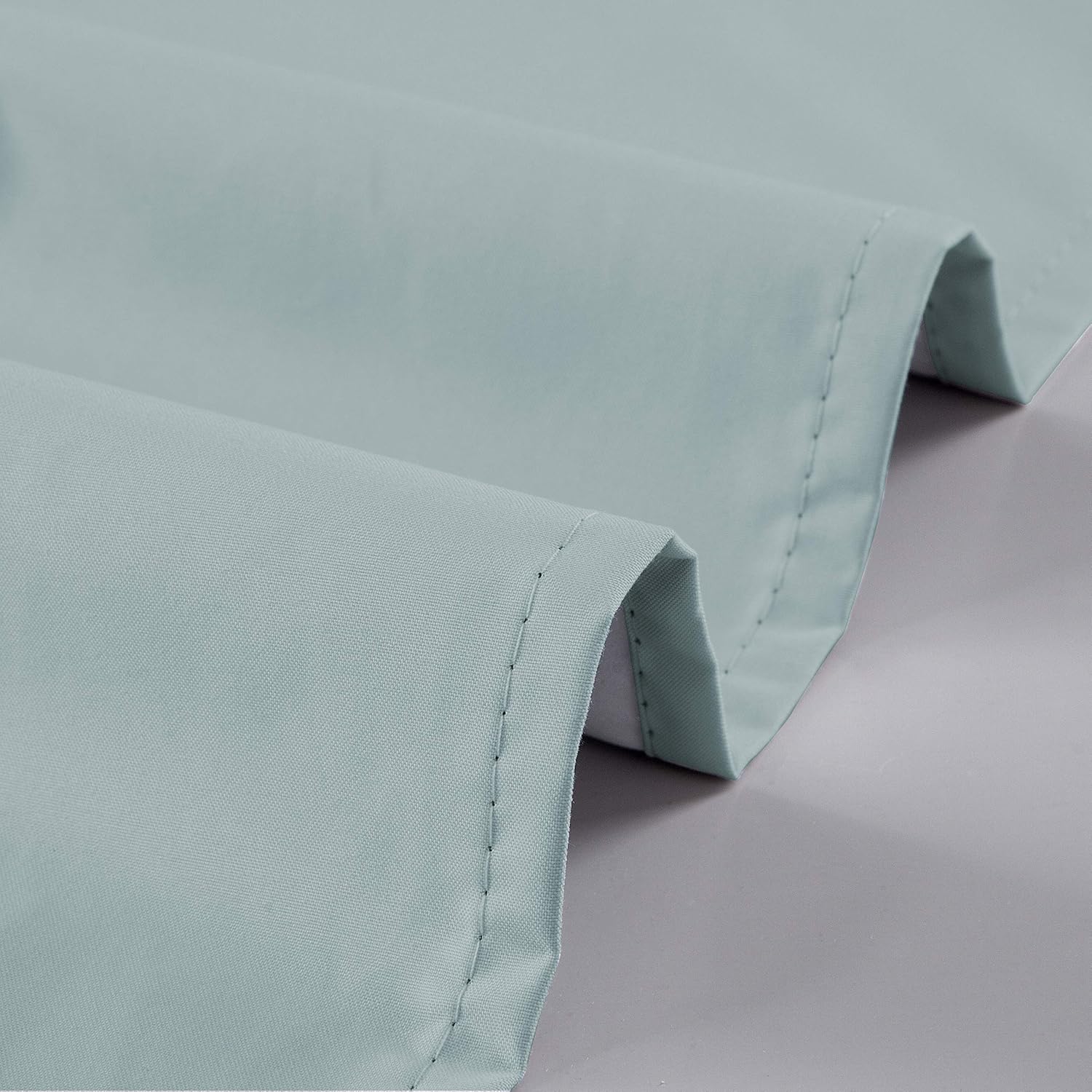 Diamond Home Linens Juego de 3 cortinas y cenefa con forro térmico 100% opaco para ventana de cocina (niveles de 36 pulgadas y cenefa de 14