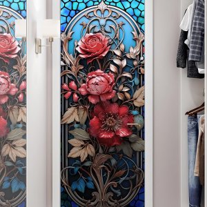 FLFK Calcomanía mural para puerta, adhesivo para puerta, autoadhesivo, extraíble, hermoso papel tapiz para decoración del hogar, 30.3 pulgadas de FLFK Calcomanía mural para puerta, adhesivo para puerta, autoadhesivo, extraíble, hermoso papel tapiz para decoración del hogar, 30.3 pulgadas de