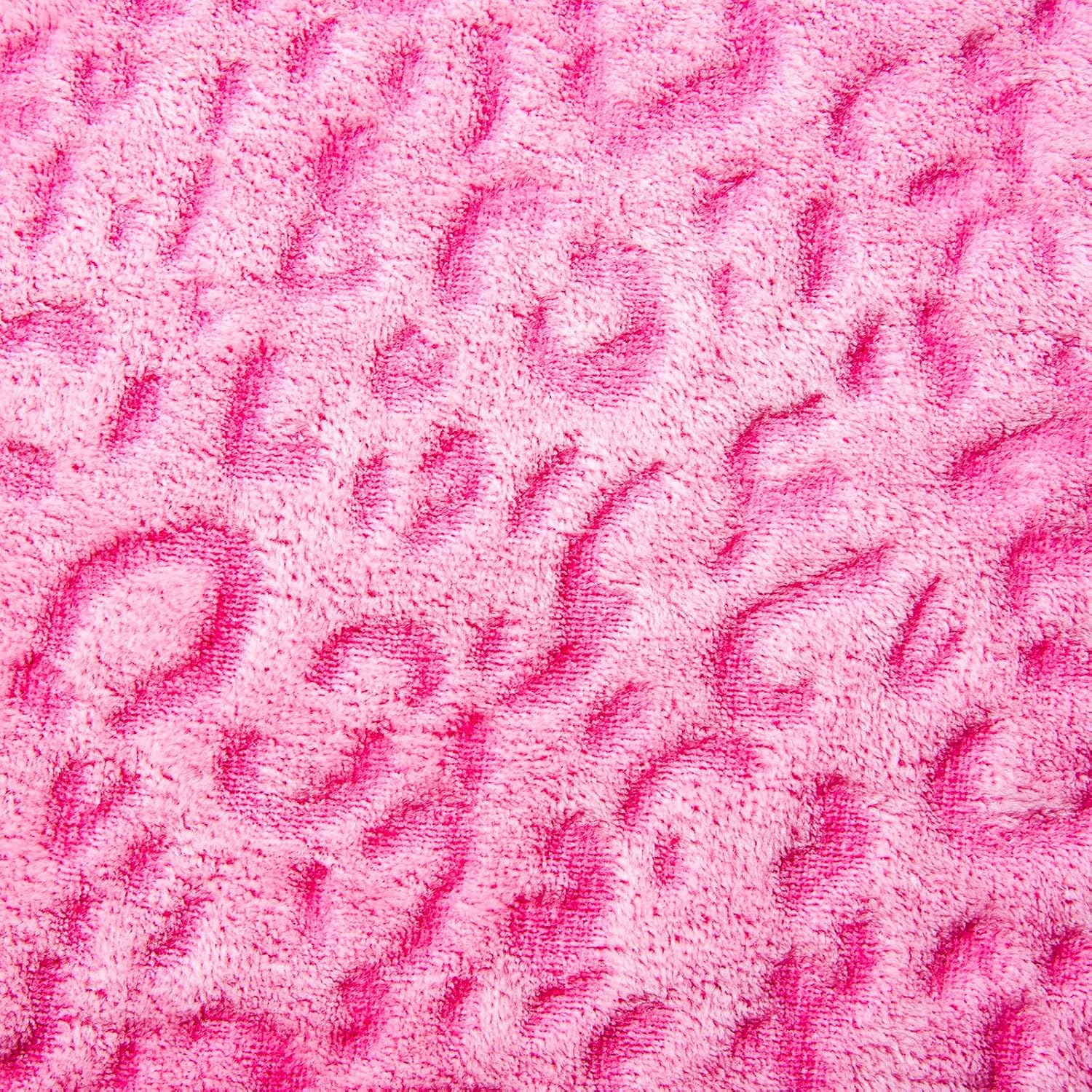 Vessia Manta con estampado de leopardo para sofá, cama, sofá, suave y acogedora manta de guepardo rosa intenso para decoración de todas las