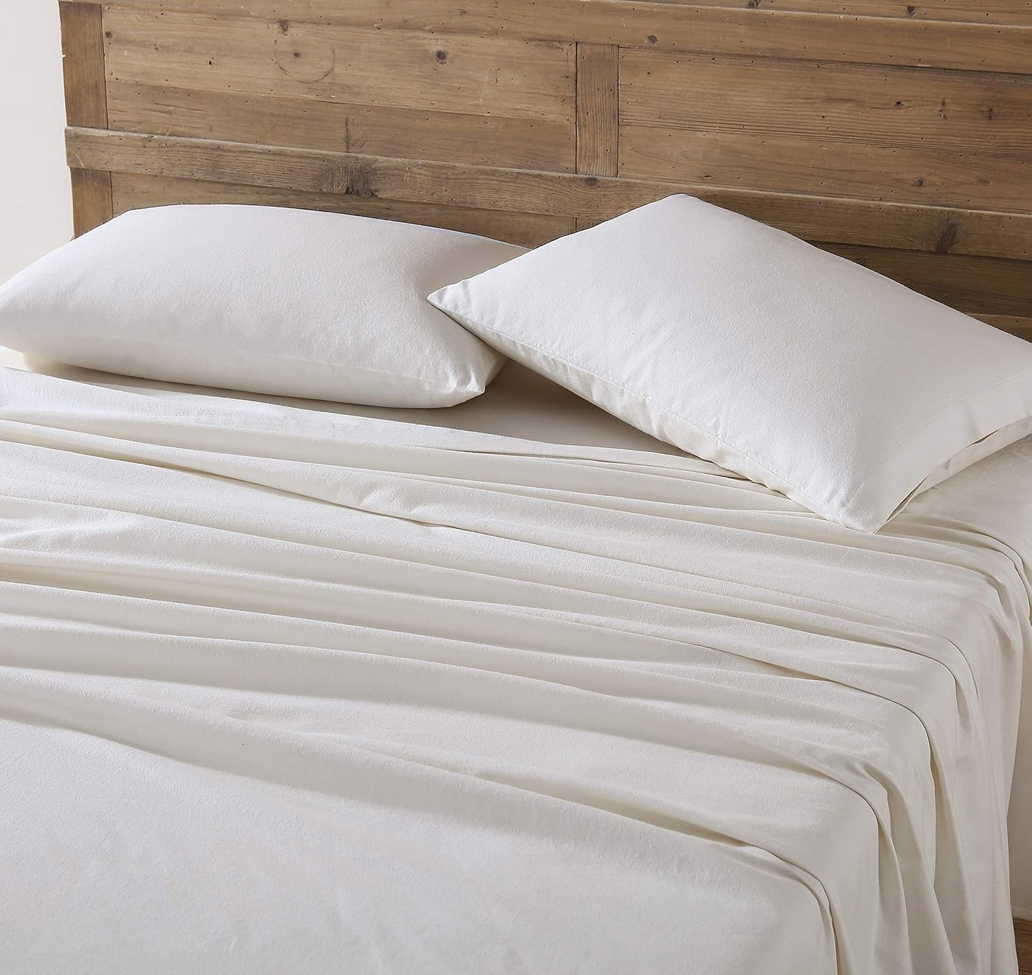 Eddie Bauer – Sábanas individuales, juego de ropa de cama de franela de algodón, cepillada para mayor suavidad, decoración acogedora del hogar