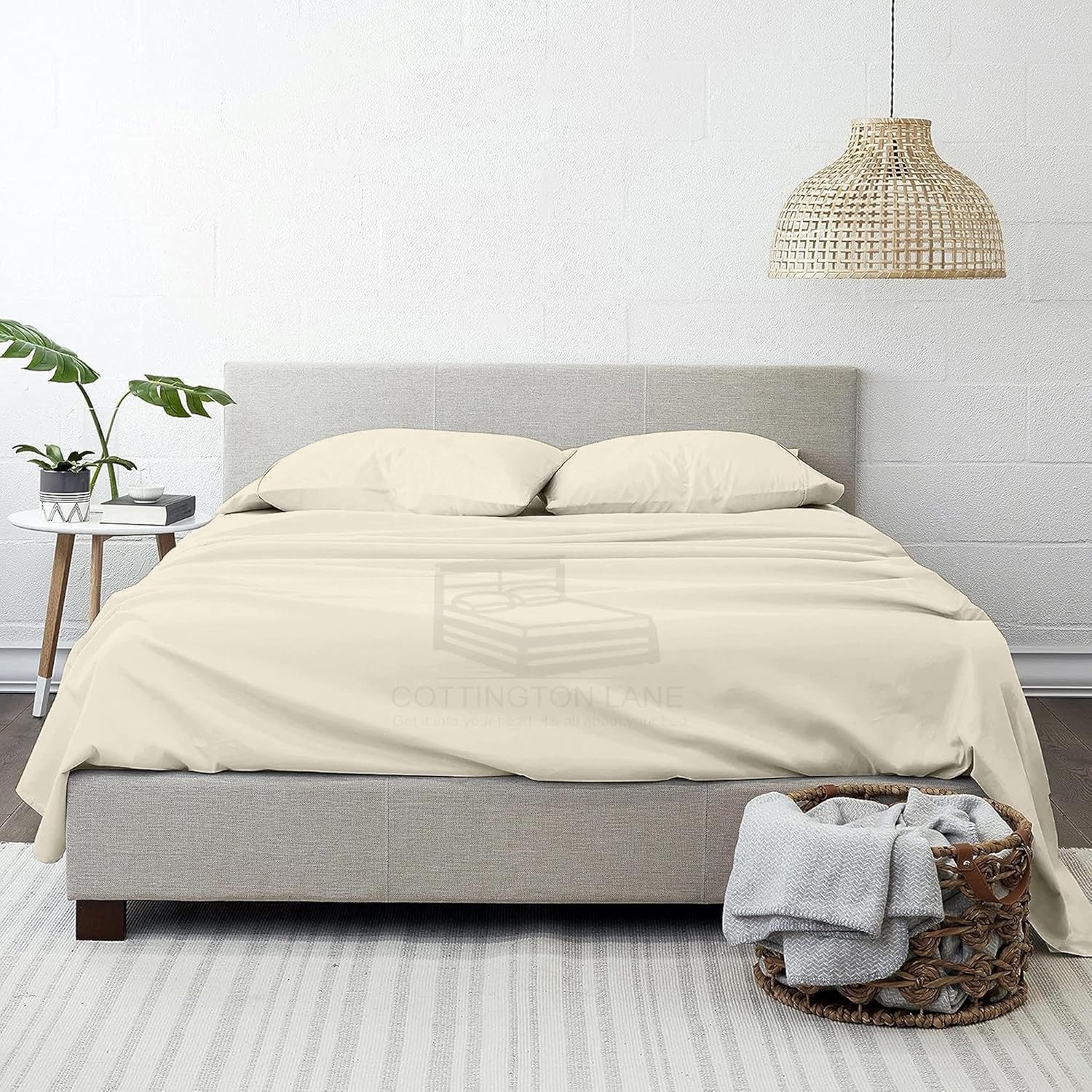 Sábanas Tencel de tamaño matrimonial, sábanas certificadas 100% Tencel Lyocell – Sábanas de eucalipto para todas las estaciones – Juego de sábanas